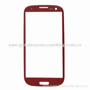 Screen Glass Lens for Samsung Galaxy S3 i9300, Black, White, Red, Pebble, Blue Colors